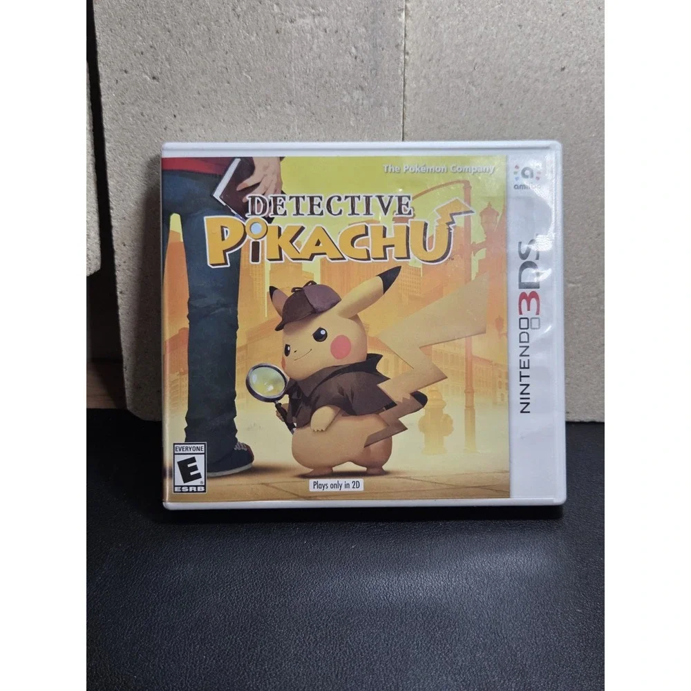 Detective Pikachu Nintendo 3DS Game Case Insert Authentic Untested 2018